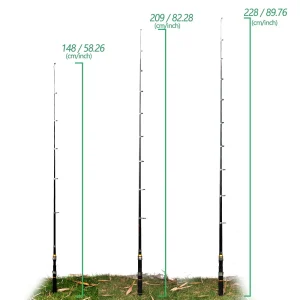 Telescopic Fishing Rod Spinning fly Mini Travel Rod