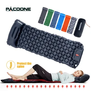 Camping Inflatable Outdoor Mattress with Built-in Pump