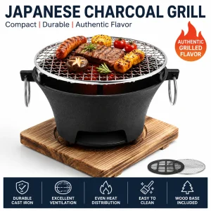 Portable Charcoal Mini Tabletop BBQ Grill